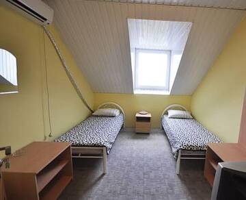 Бюджетный двухместный номер с 2 отдельными кроватями в Гостинице Гостевой Дом «Коралл»